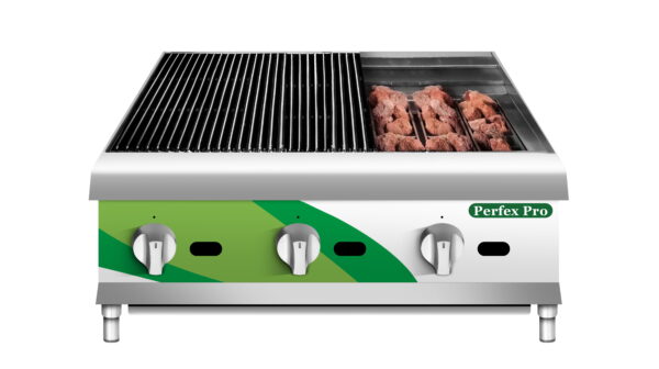 Gas Charbroiler with stone1/2/3/4 Burners