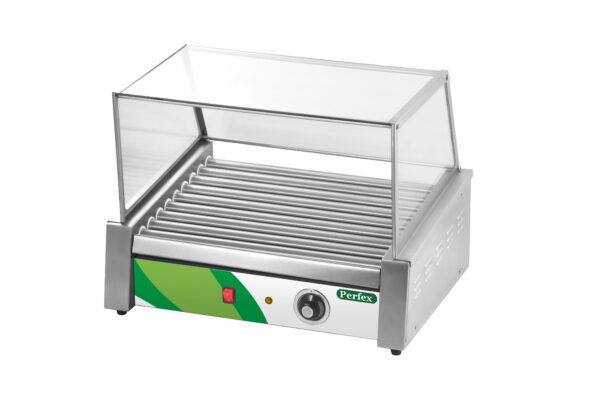 Stainless steel hot dog grill